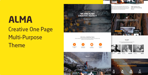 ALMA V1.1.19 - PARALLAX ONE PAGE MULTI-PURPOSE THEME