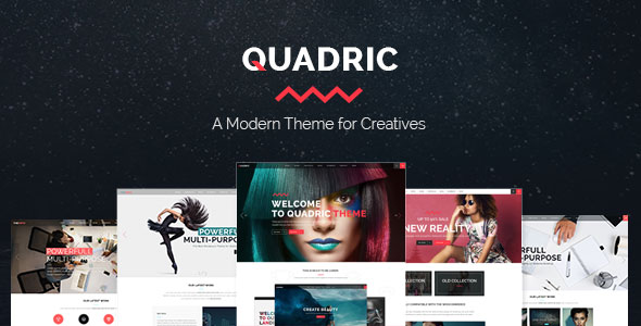 QUADRIC V1.2.1 - A MODERN THEME FOR CREATIVES