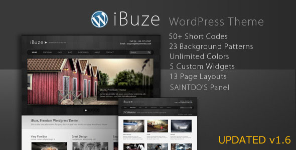 IBUZE, PREMIUM THEMEFOREST WORDPRESS THEME