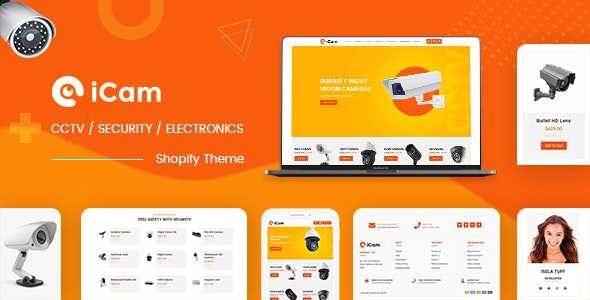 iCam v1.0 - Shopify CCTV Store, Security Electronic Devices