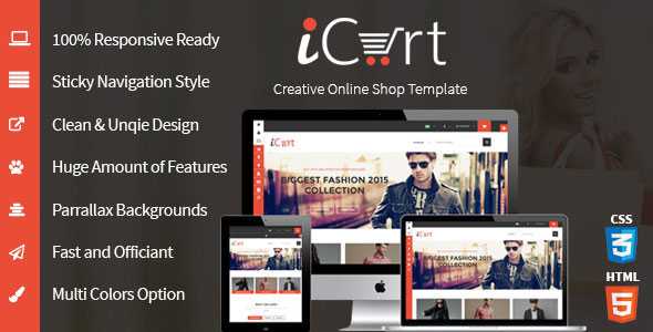 iCart - eCommerece HTML5 Responsive Shop & Store