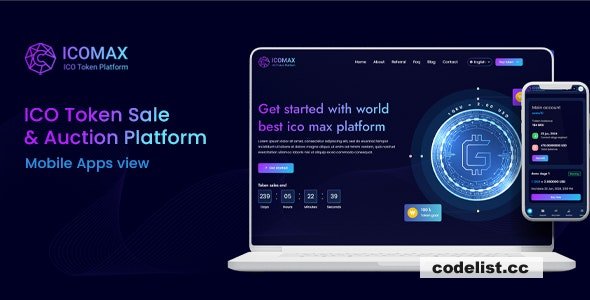 ICOMAX v2.0 - Token Sale & Auction Platform - nulled