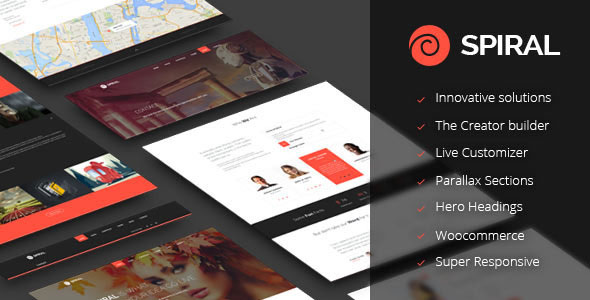 SPIRAL - INOVATIVE MULTIPURPOSE THEME