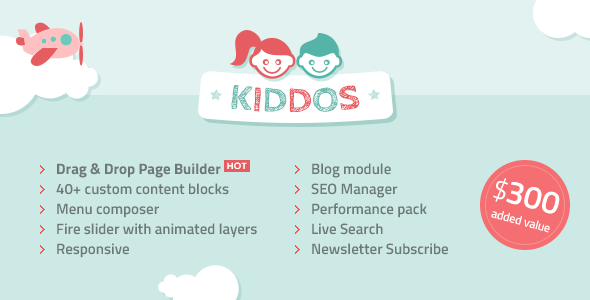 KIDDOS - HAND CRAFTED KIDS OPENCART THEME