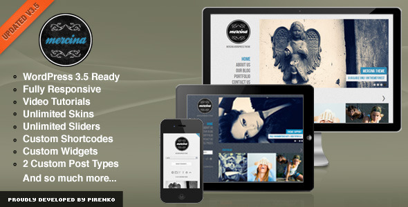 THEMEFOREST MERCINA WPRESS THEME