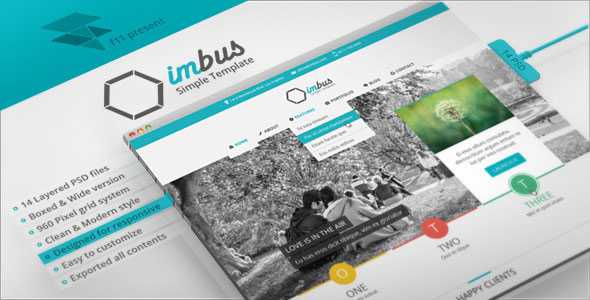 imbus - Simple PSD Template