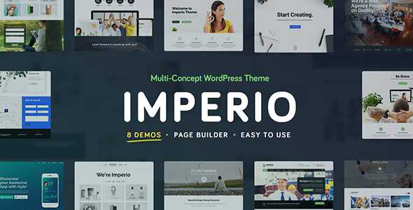 Imperio v1.9.9 - Business, E-Commerce, Portfolio & Photography