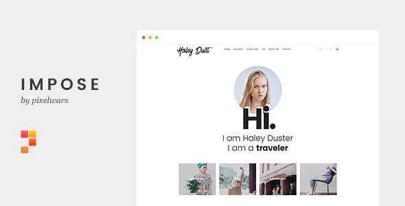 Impose Blog v1.1.0 - A WordPress Blog Theme For Bloggers