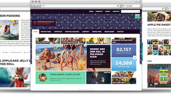 Impressionist - Mojothemes WordPress Theme