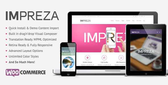 Impreza v1.9.9 - Themeforest Retina Responsive WP Theme