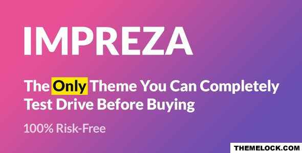 Impreza v7.5 - Retina Responsive WordPress Theme