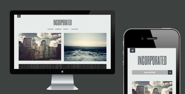 Incorporated - Themeforest WordPress Theme