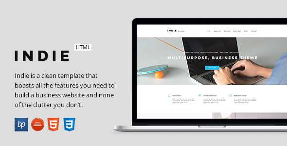Indie - Responsive Business HTML5 Template
