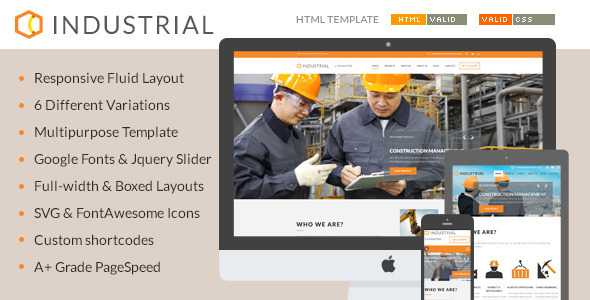 Industrial - Architects & Engineers HTML5 Template