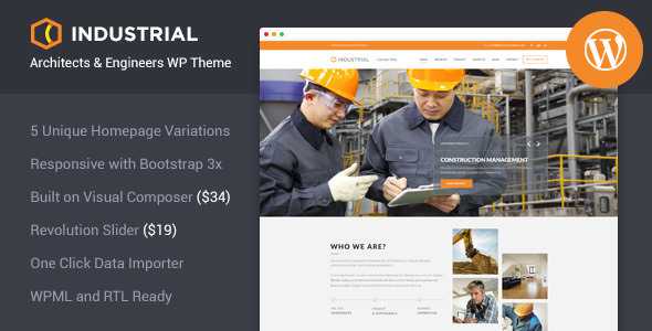 Industrial v1.3.1 - Architects & Engineers WP Theme