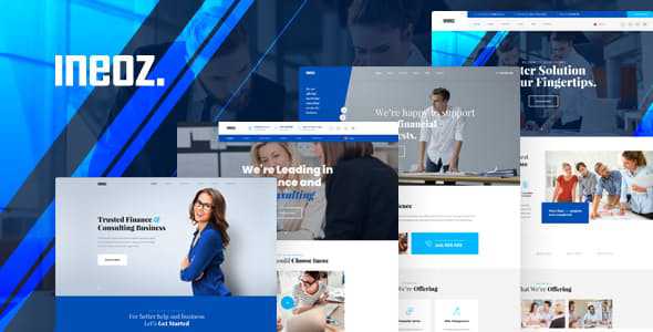Ineoz v1.0 - Consulting & Finance Business PSD Template