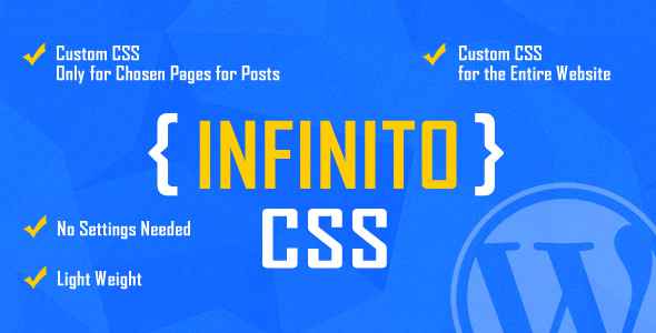 INFINITO v1.0 - Custom CSS for Chosen Pages and Posts