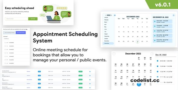 Infycal v6.1.0 - Appointment Scheduling System - Meetings Scheduling - Calendly Clone - Online Appointment Booking