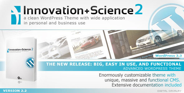 INNOVATION+SCIENCE 2 - ADVANCED THEMEFOREST WP THEME
