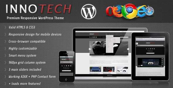 InnoTech - Premium Responsive Themeforest WP Theme