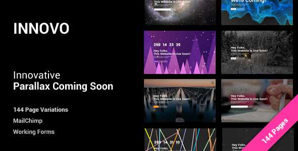 Innovative Coming Soon Template