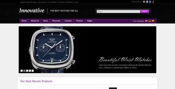 Innovative - Themeforest ecommerce HTML Shop
