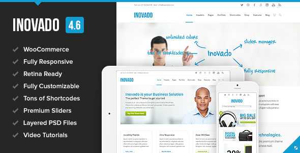 Inovado v4.6.9 - Retina Responsive Multi-Purpose Theme