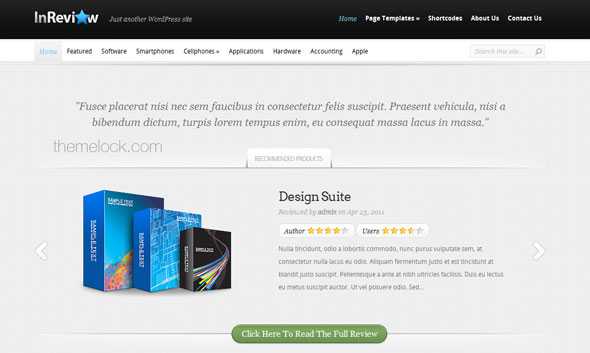 InReview ElegantThemes Review WordPress Theme