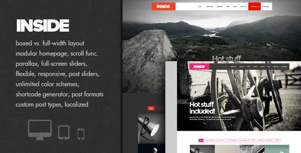Inside - Creative Parallax and Scroll Theme