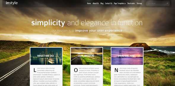 InStyle - ElegantThemes WordPress Theme