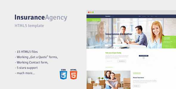 Insurance - HTML5 template for Insurance Agency
