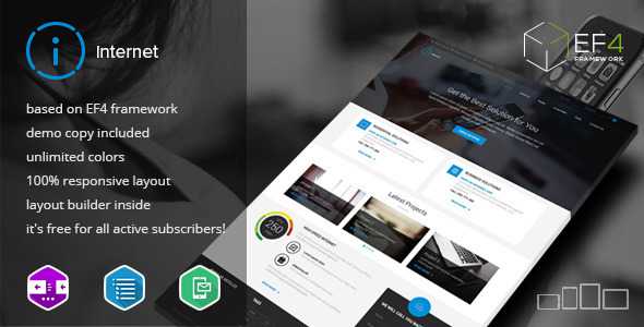 Internet v1.0.1 - Multipurpose & Internet Service Theme
