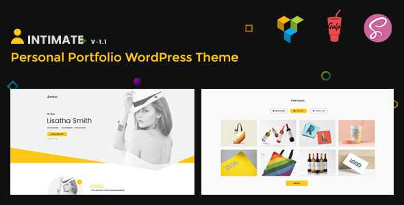 Intimate v1.1 - Minimal Portfolio WordPress Theme