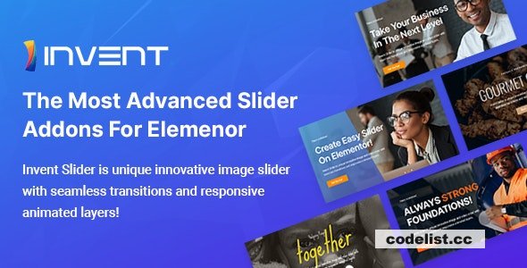 Invent Slider for Elementor v1.0.2