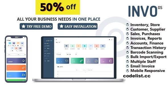 Invoice OS v4.0.0 - Invoice & Email Invoice with Accounting