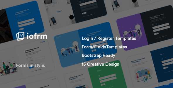 Iofrm - Login and Register Form Templates
