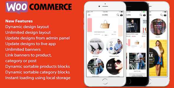 ionic 3 App for WooCommerce v1.9