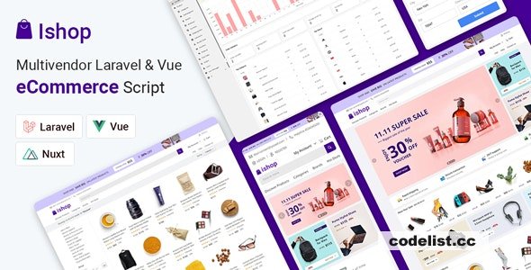 Ishop v5.0.10 - Multivendor Laravel & Vue eCommerce CMS - nulled