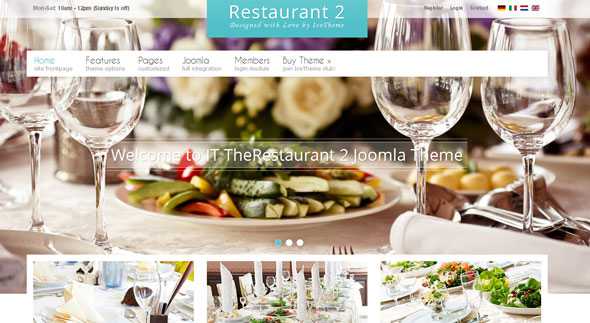 IT TheRestaurant 2 - IceTheme Joomla Template