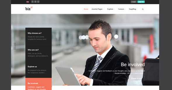 JA Biz - Joomlart Joomla Template for Business