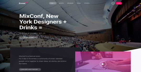 JA Events II v1.0.2 – JoomlArt Responsive Events Template