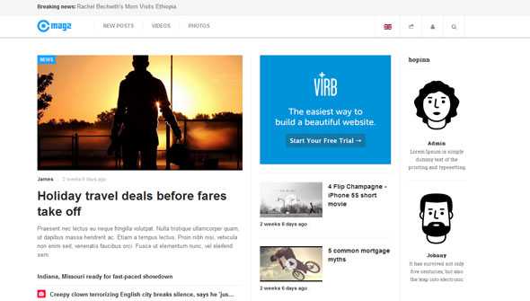 JA Magz - Joomlart Responsive template for News & Magazine