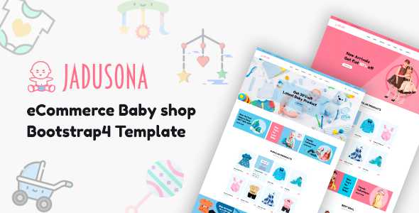 Jadusona - eCommerce Baby Shop Bootstrap4 Template