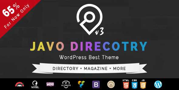 Javo Directory v3.3.1 - Wordpress Theme
