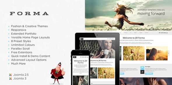 JM Forma - Themeforest Multi Purpose Joomla Template