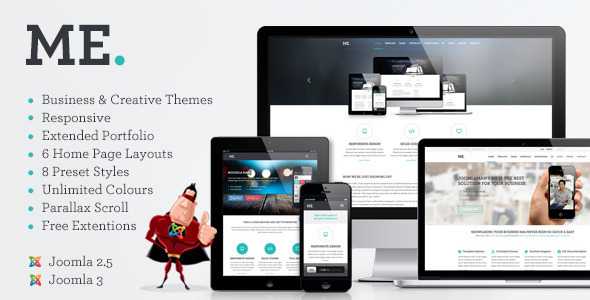 JM ME - Themeforest Multipurpose Responsive Joomla Template