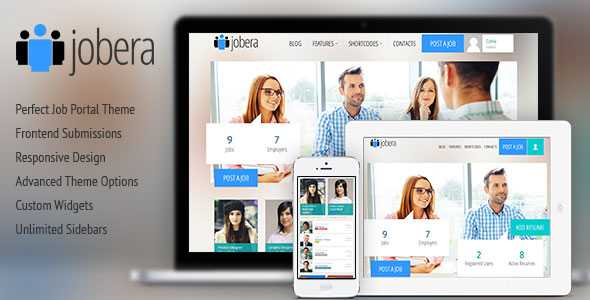 Jobera v3.6 - Job Portal WordPress Theme + plugins