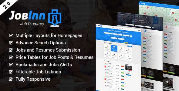 JobInn - Job Board & Directory HTML Template