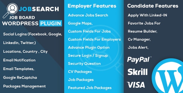 JobSearch v3.1.5 - WP Job Board WordPress Plugin