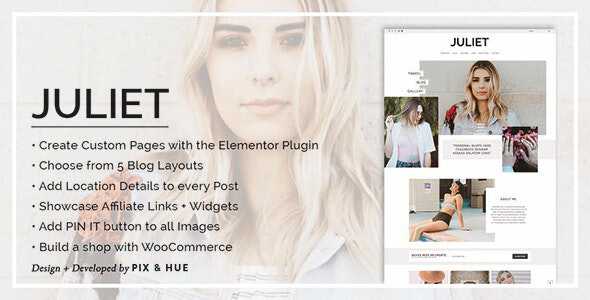 Juliet v2.8 - A Blog & Shop Theme for WordPress